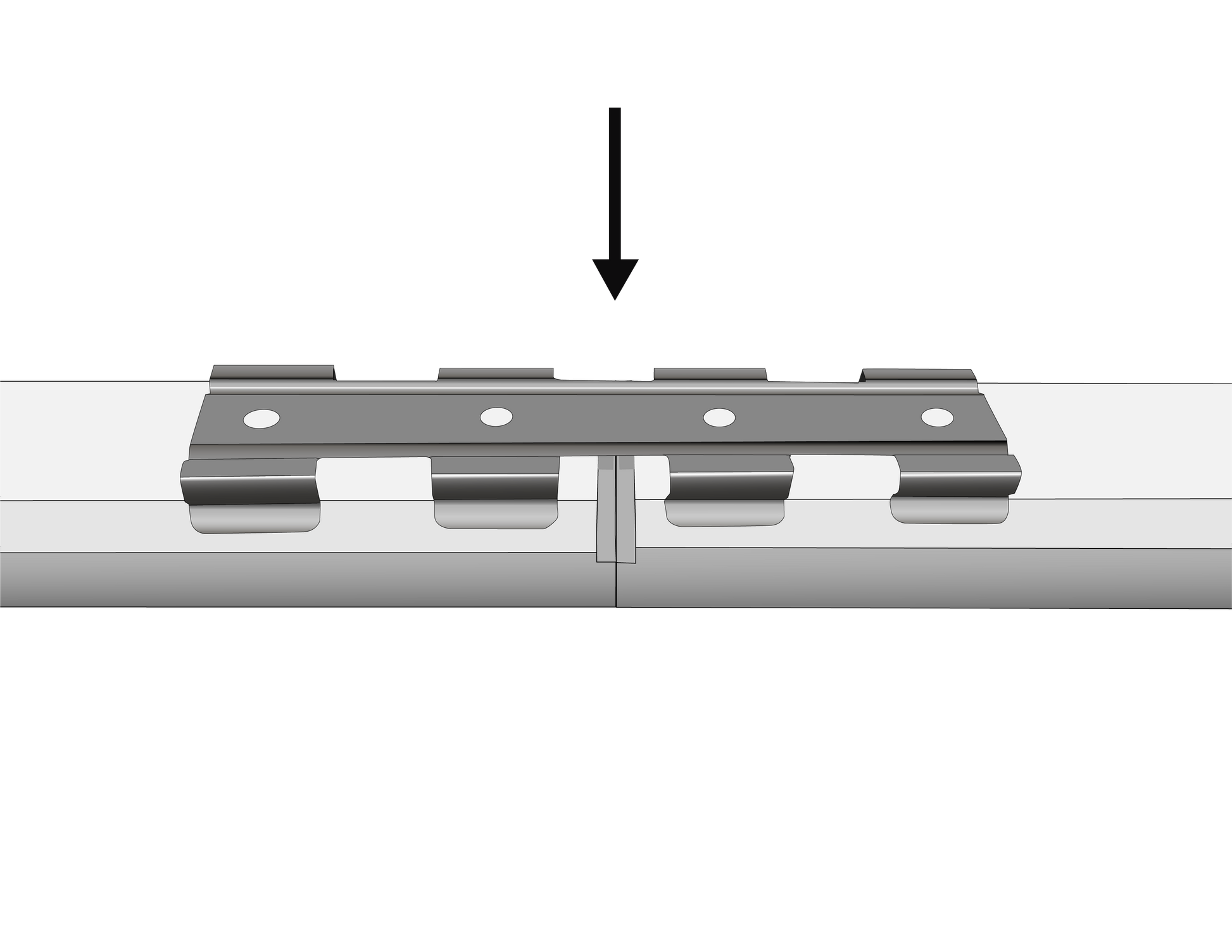 Image of the top clip connecting two Nurser 3 lights