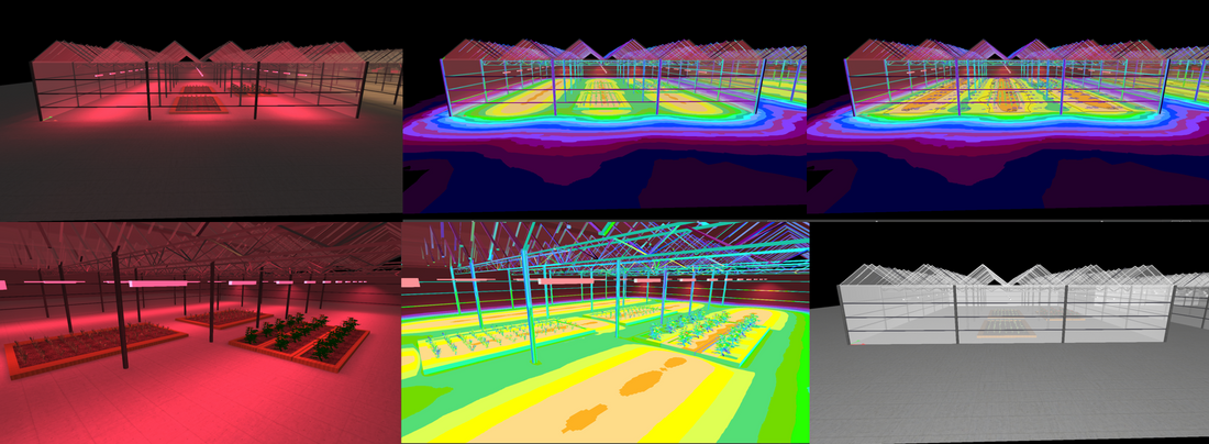 Greenhouse lighting design: LED / Hybrid / HPS