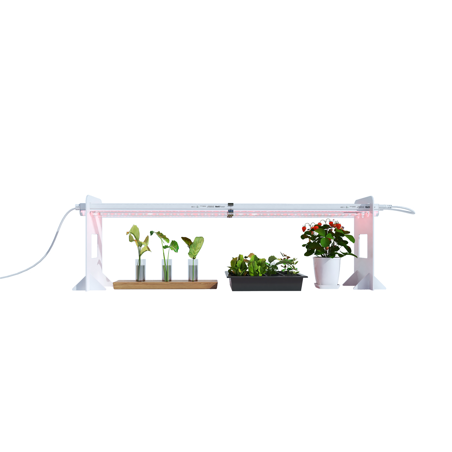 plant grow light stands HortiPower grow lights HOME (90cm) 4x45cm